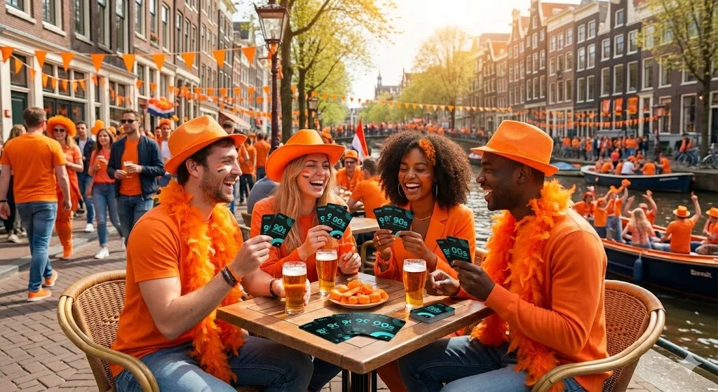 Koningsdag Partyspiele: Musikalische Unterhaltung für die Feierlichkeiten zum Königstag